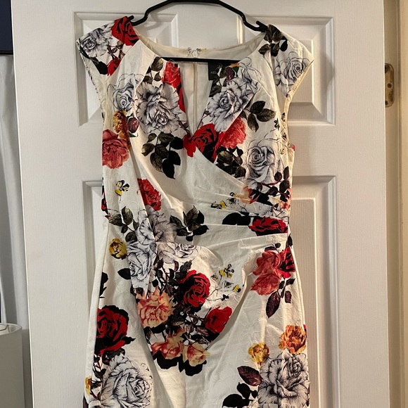 Adrianna Pappell Floral Dress - Size 8 - Picture 1 of 3